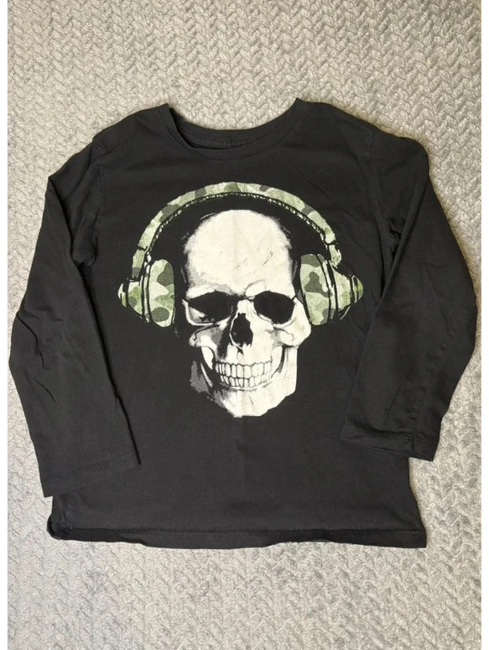 TCP 7-8 Boys Shirt Skull Long Sleeve